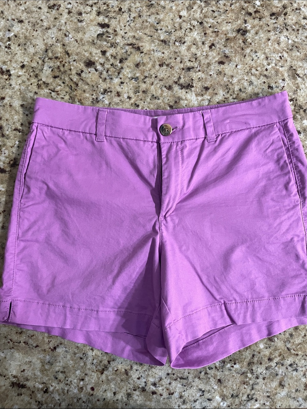 Old Navy Purple High-Rise Cotton Shorts